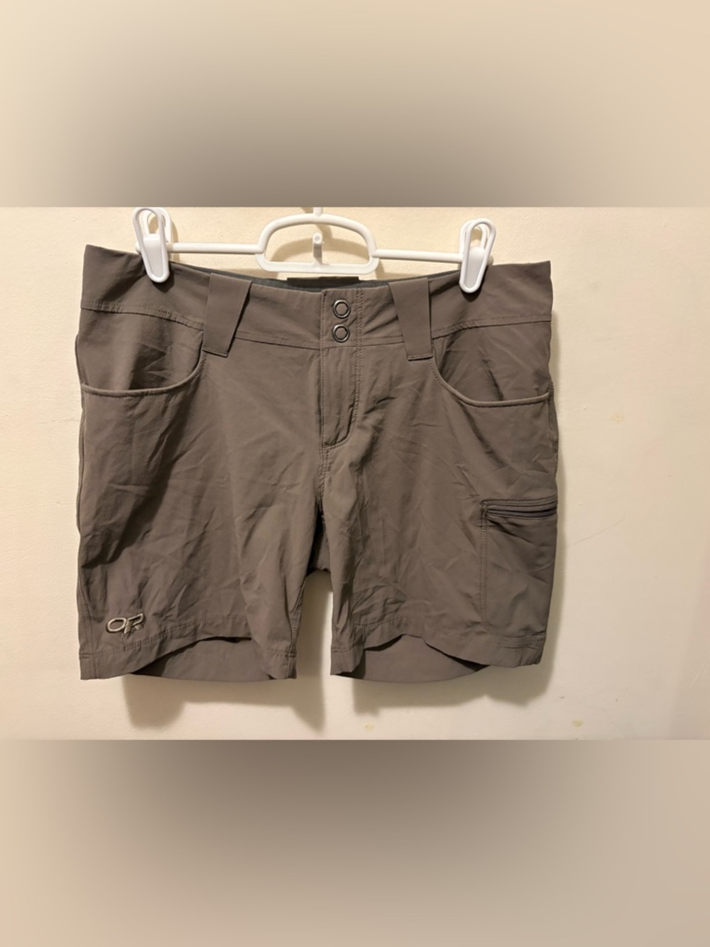 Outdoor Research Summit hiking shorts mushroom size 4 - Picture 3 of 9